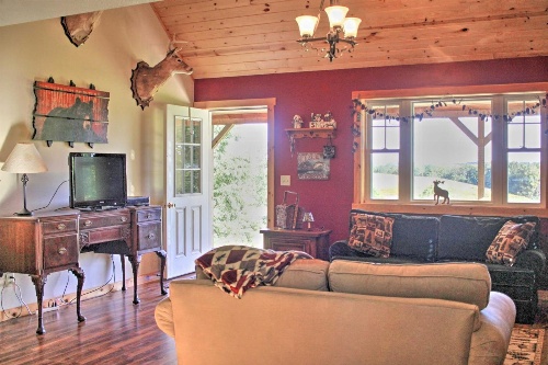 Rural Farmhouse Cabin on 150 Private Wooded Acres! image 3
